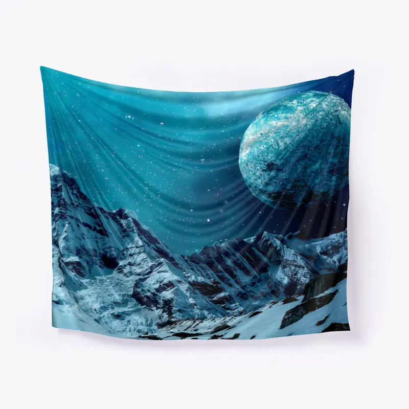 Winter nature sky tapestry